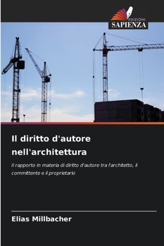 Paperback Il diritto d'autore nell'architettura [Italian] Book