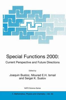 Paperback Special Functions 2000: Current Perspective and Future Directions Book
