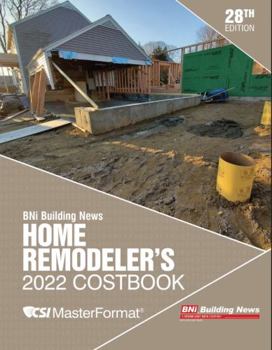 Paperback Bni 2022 Home Remodeler's Costbook(bni) Book