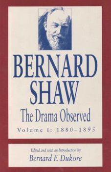 Library Binding The Drama Observed: Bernard Shaw. 4 Vols. Book