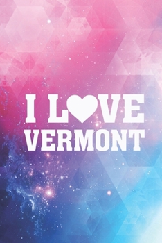 Paperback I Heart Love Vermont - State Pride Journal Book