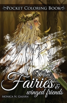 Paperback Mini Fairies and Winged Friends: Pocket Coloring Book