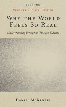 Paperback Why the World Feels So Real: Understanding Perception Through Vedanta (Vedanta in Plain English) Book