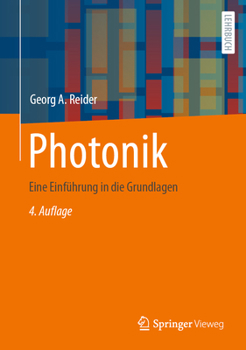 Hardcover Photonik: Eine Einführung in Die Grundlagen [German] Book