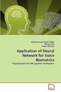 Paperback Application of Neural Network for Voice Biometrics Book