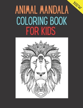 Paperback Animal Mandala Coloring Book For Kids Book