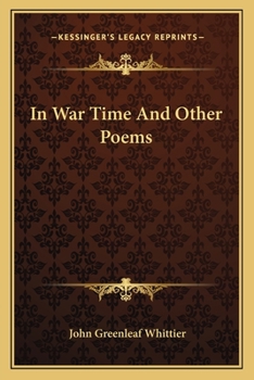 Paperback In War Time And Other Poems Book