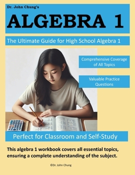 Paperback Dr. JC Algebra 1: Comprehensive Guide to Mastering Algebra 1 Book