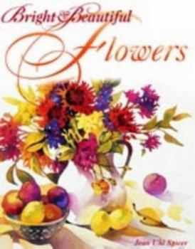 Paperback Bright and Beautiful Flowers in Watercolour Book