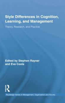 Paperback Style Differences in Cognition, Learning, and Management: Theory, Research, and Practice Book