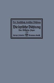 Paperback Die Lyrische Dichtung [German] Book