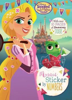 Paperback Disney Tangled the Series: Mosaic Sticker by Numbers Book