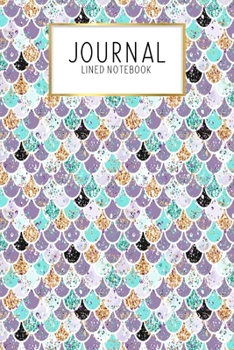 Journal Lined Notebook: Audrey Mermaids | Blank Lined Journal | Gratitude Journal | 6" x 9" 100 Pg |Motivational Quotes | Self-Care | Diary | Gift