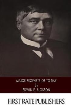 Paperback Major Prophets of To-Day Book