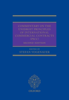 Hardcover Commentary on the Unidroit Principles of International Commercial Contracts (Picc) Book
