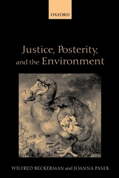 Paperback Justice, Posterity, and the Environment Book