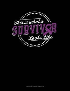 Paperback This Is What A Survivor Looks Like: Unruled Composition Book