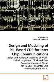 Design and Modeling of Pll Based Cdr for Inter Chip Communications