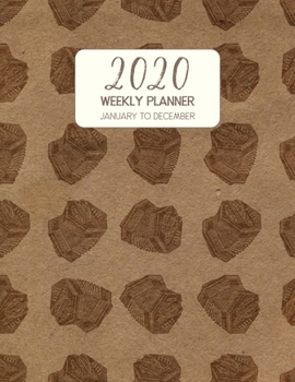 2020 Weekly Planner January to December: Dated Diary With To Do Notes & Inspirational Quotes - Concertina (Vintage Music Calendar Planners)