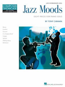 Paperback Jazz Moods - Eight Pieces for Piano Solo: Hal Leonard Student Piano Library Composer Showcase Level 5 Book