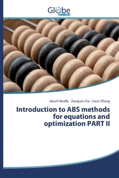 Paperback Introduction to ABS methods for equations and optimization PART II Book