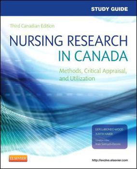 Paperback Study Guide for Nursing Research in Canada: Methods, Critical Appraisal, and Utilization Book