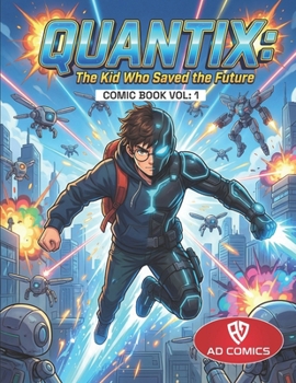 Paperback Quantix: The Kid Who Saved the Future: A Superhero Comic Adventure Full of Gadgets, Time Powers, and Kid Hero Action Book