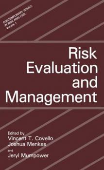 Paperback Risk Evaluation and Management Book