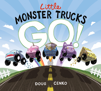 Hardcover Little Monster Trucks Go! Book