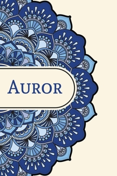 Mandala Notebook with Personalized Monogram Aurora: A personalized monogram notebook just for you!