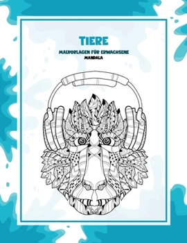 Paperback Malvorlagen für Erwachsene - Mandala - Tiere [German] Book