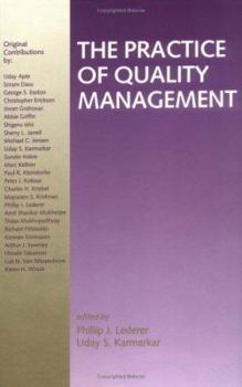 Hardcover The Practice of Quality Management Book