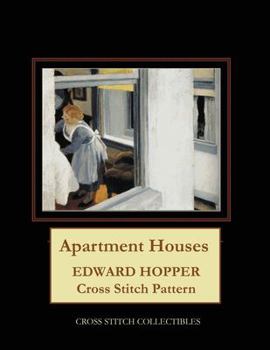 Paperback Apartment Houses: Edward Hopper Cross Stitch Pattern Book