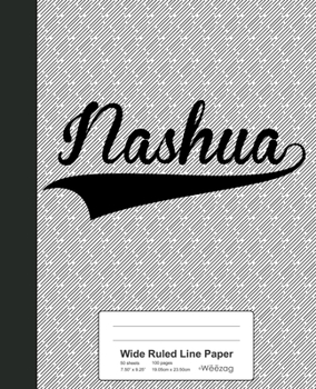 Paperback Wide Ruled Line Paper: NASHUA Notebook Book
