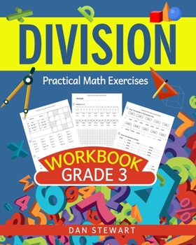 Paperback Division Workbook Grade 3: Practical Math Exercises Book