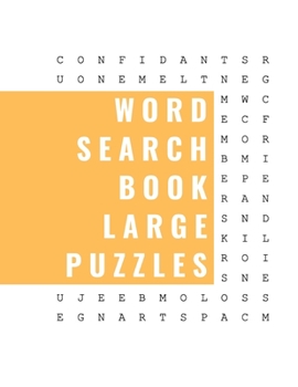 Word Search Book LARGE Puzzles: Large Print Word Search Book | Puzzles for Adults, Seniors and Smart Kids