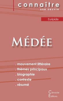 Paperback Fiche de lecture Médée de Euripide (Analyse littéraire de référence et résumé complet) [French] Book