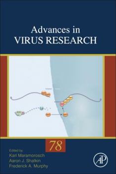 Hardcover Advances in Virus Research: Volume 78 Book