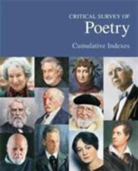 Hardcover Critical Survey of Poetry: Cumulative Index: 0 Book