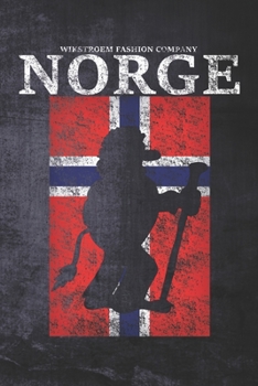 Paperback Wikstroem - Notes: Norwegen Norge Troll Flagge used look - Notizbuch 15,24 x 22,86 kariert [German] Book