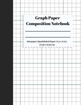 Paperback Graph Paper Composition Notebook: 5 Squares Per Inch / Graph Paper Quad Rule 5x5 / 8.5 x 11 / Bound Comp Notebook Book