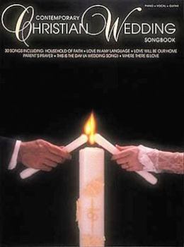 Paperback Contemporary Christian Wedding Songs: Fingerstyle Guitar Book