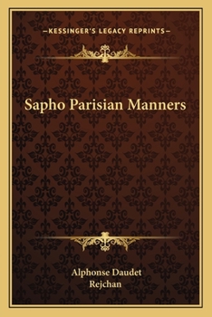 Paperback Sapho Parisian Manners Book