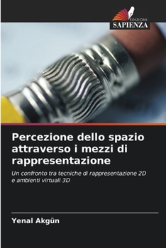 Paperback Percezione dello spazio attraverso i mezzi di rappresentazione [Italian] Book