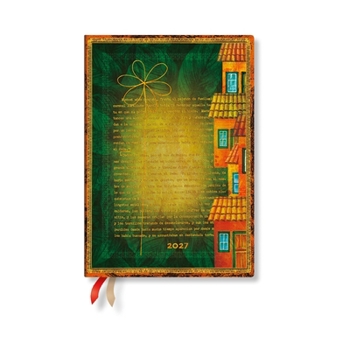 2027 Garcia Marquez, One Hundred Years of Solitude Midi Horizontal Softcover 12-Month Weekly Planner, 176pg, 100GSM by Paperblanks (Embellished Manuscripts Collection)