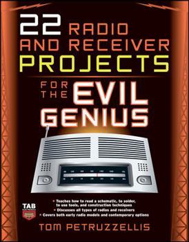 Paperback 22 Radio Receiver Projects for the Evil Genius Book