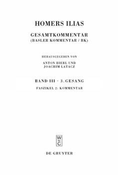 Hardcover Homers Ilias: Gesamtkommentar, Band III: Faszikel 2 [German] Book