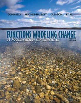 Paperback Functions Modeling Change: A Preparation for Calculus Book