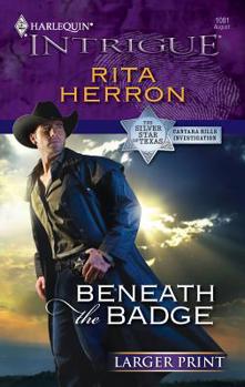 Paperback Beneath the Badge [Large Print] Book