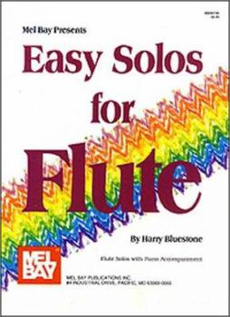 Paperback Mel Bay Easy Solos for Flute Book